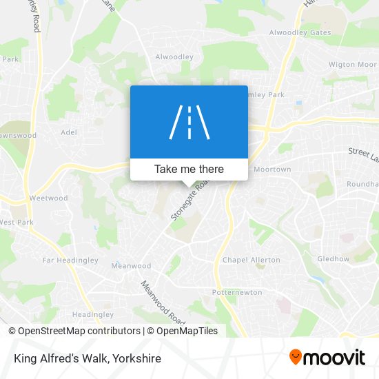 King Alfred's Walk map