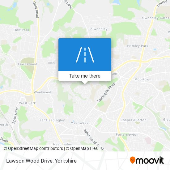 Lawson Wood Drive map