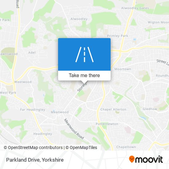 Parkland Drive map