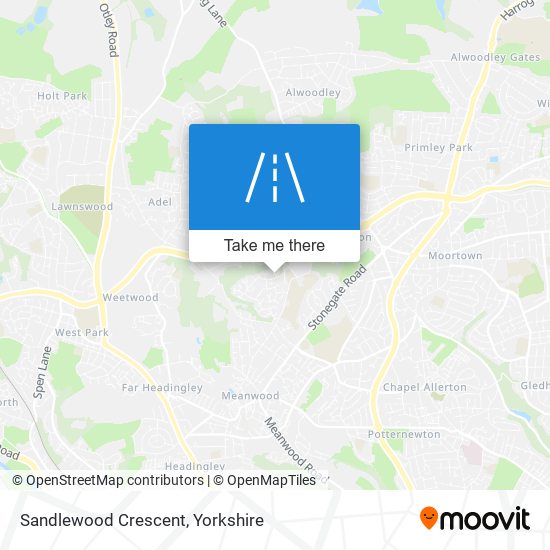 Sandlewood Crescent map
