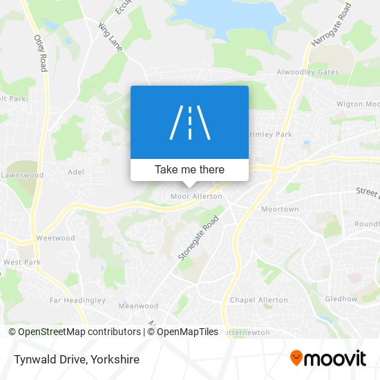 Tynwald Drive map