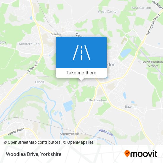 Woodlea Drive map