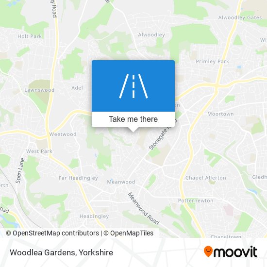 Woodlea Gardens map