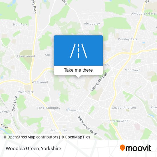 Woodlea Green map
