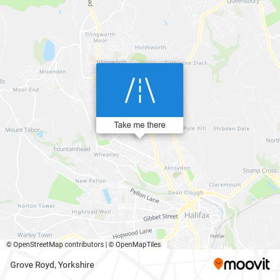 Grove Royd map