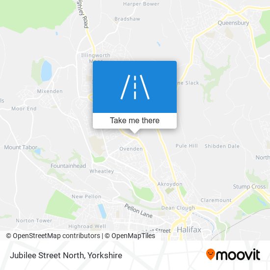 Jubilee Street North map
