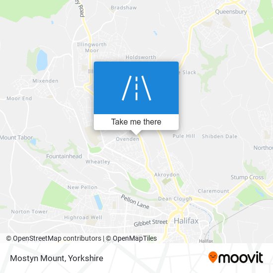 Mostyn Mount map