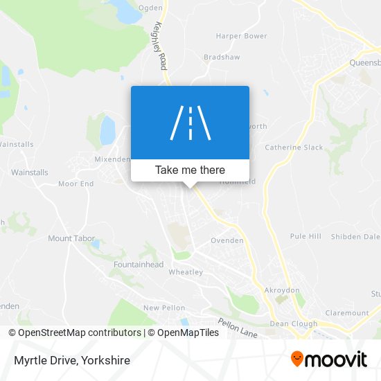 Myrtle Drive map
