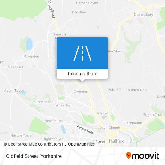 Oldfield Street map