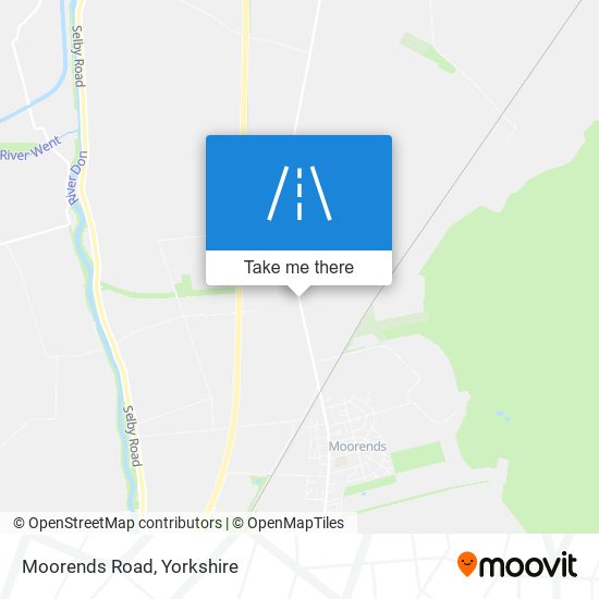 Moorends Road map