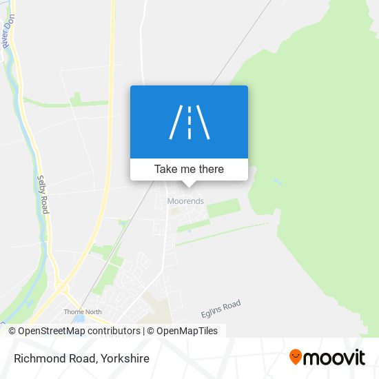 Richmond Road map