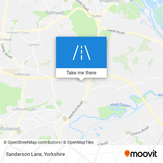 Sanderson Lane map