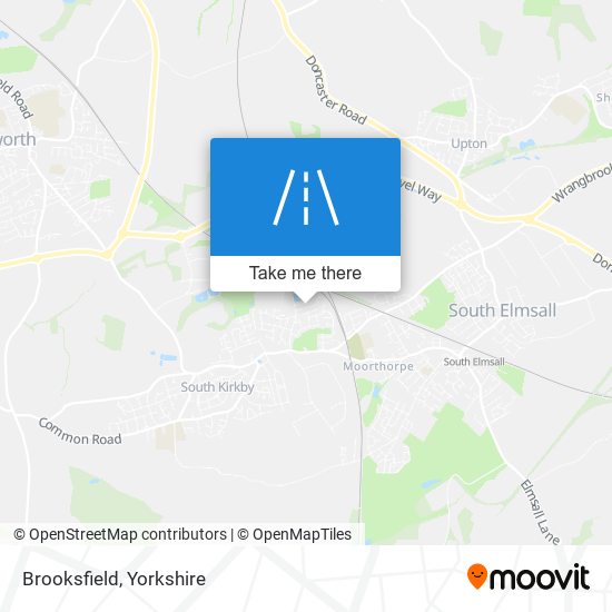 Brooksfield map
