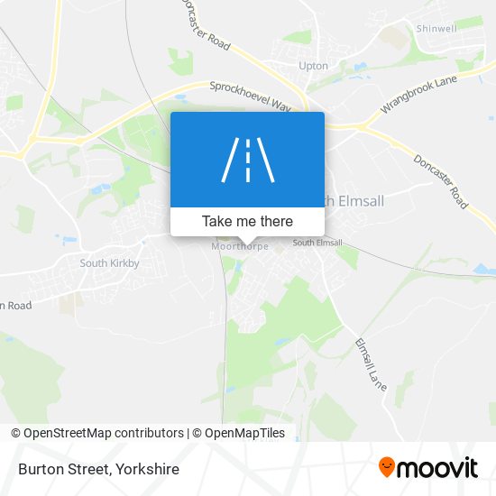 Burton Street map