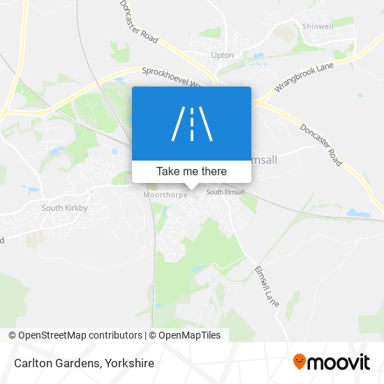 Carlton Gardens map