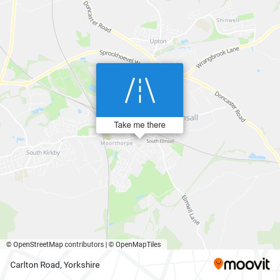 Carlton Road map