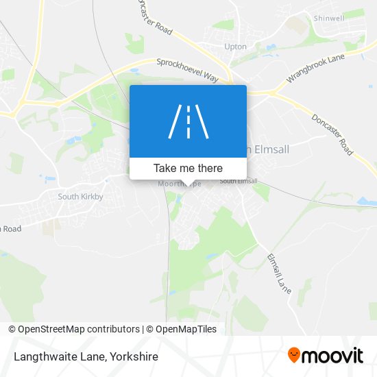 Langthwaite Lane map