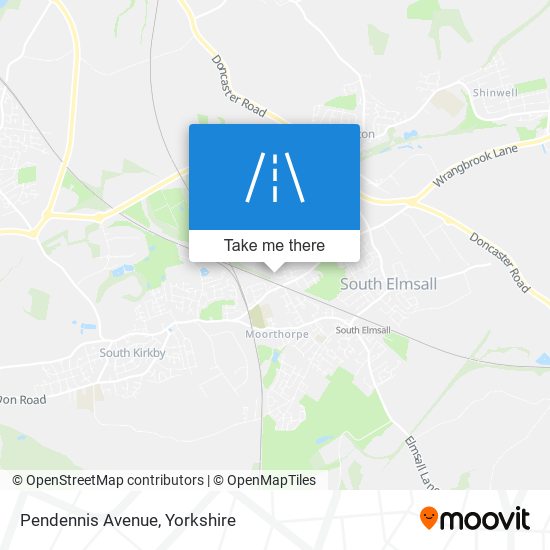 Pendennis Avenue map