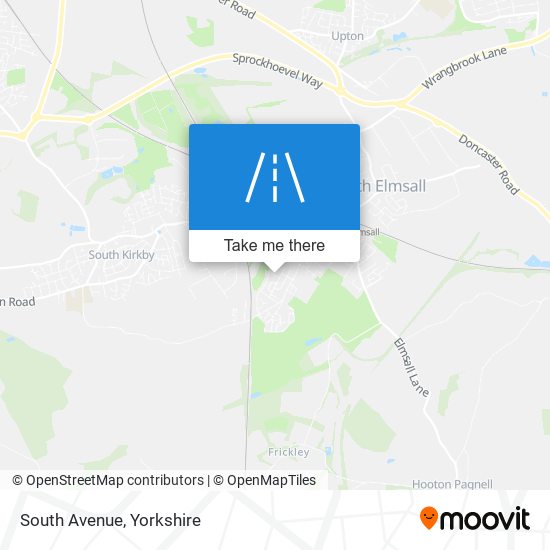 South Avenue map