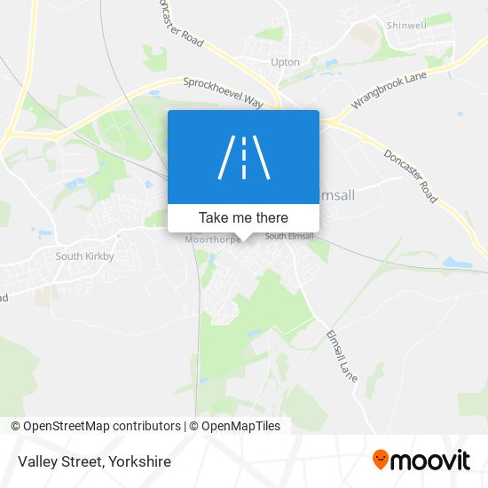 Valley Street map