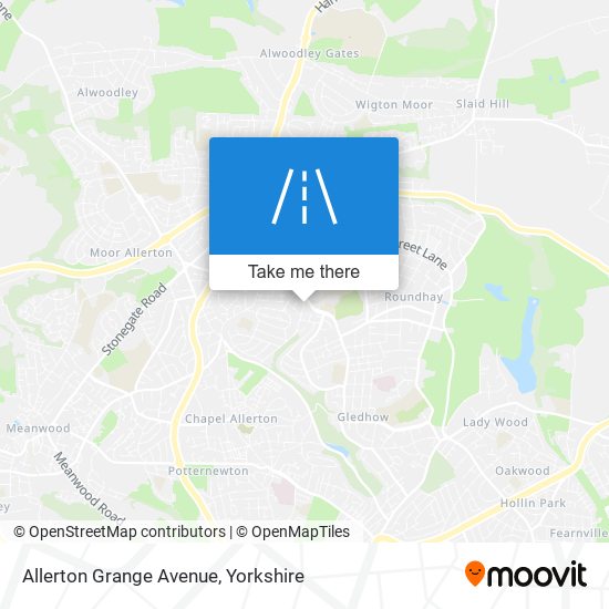 Allerton Grange Avenue map