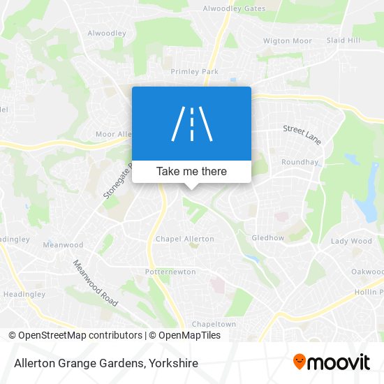 Allerton Grange Gardens map