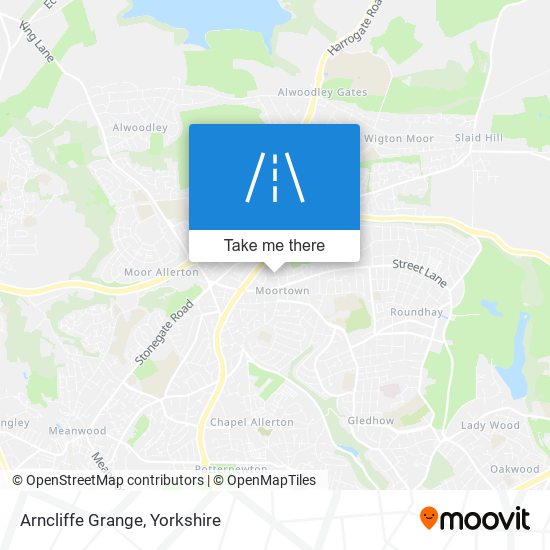 Arncliffe Grange map