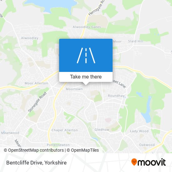 Bentcliffe Drive map