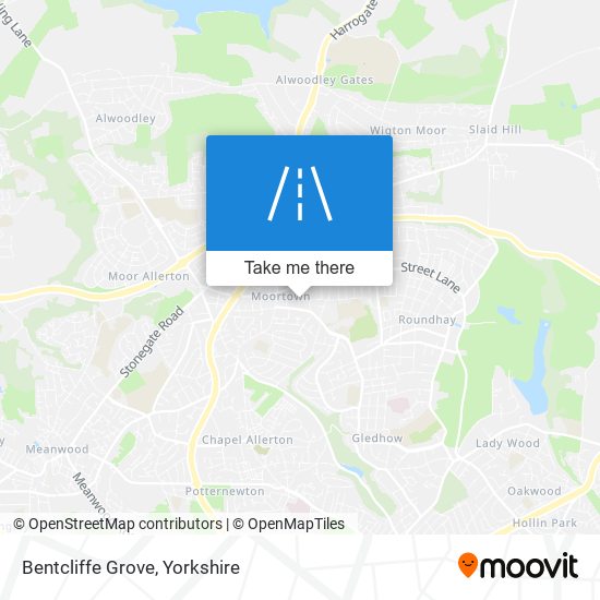 Bentcliffe Grove map