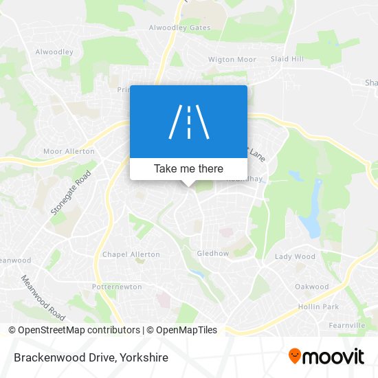 Brackenwood Drive map