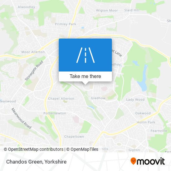 Chandos Green map