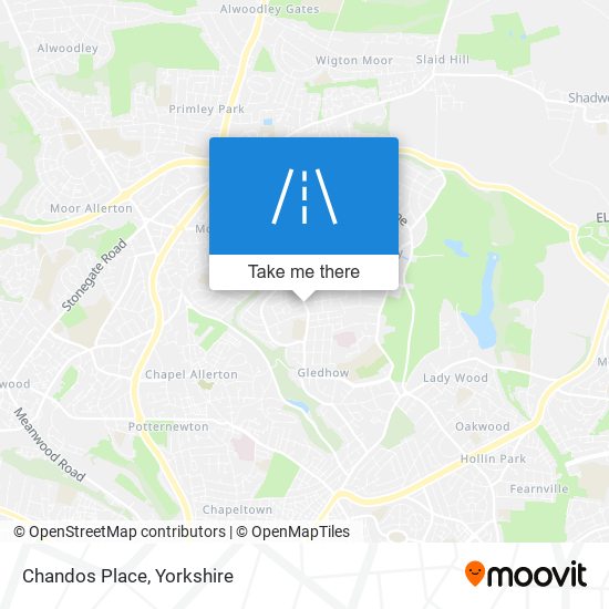 Chandos Place map