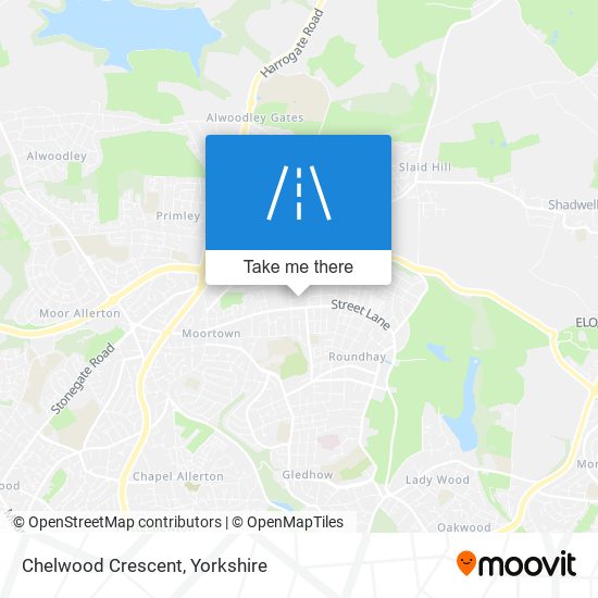Chelwood Crescent map