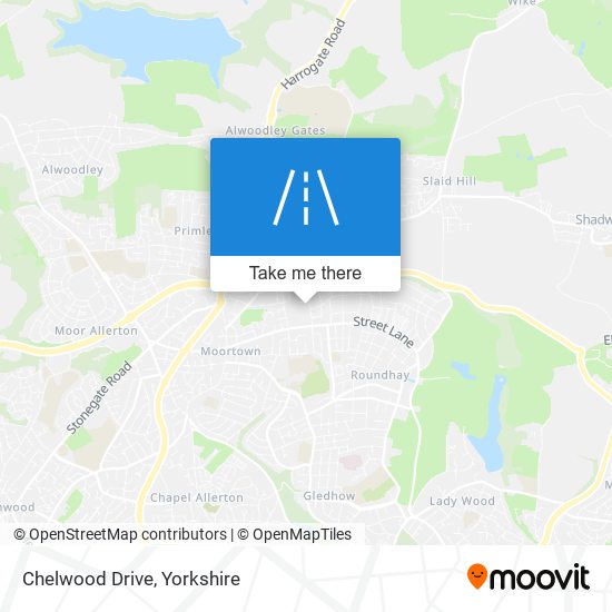 Chelwood Drive map