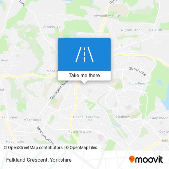 Falkland Crescent map