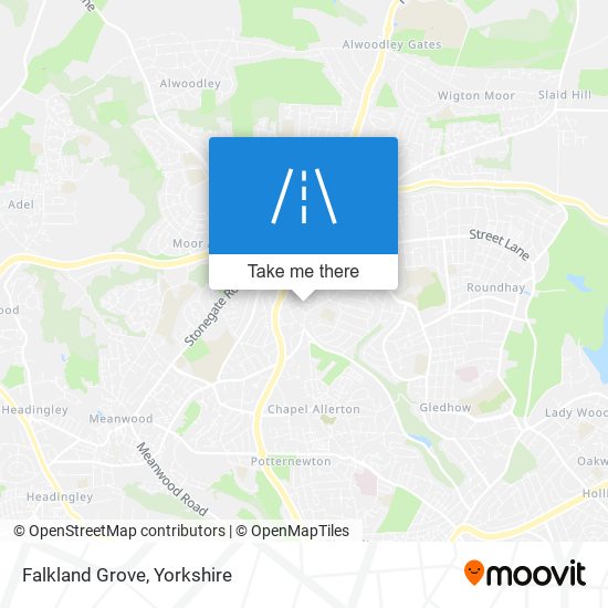 Falkland Grove map