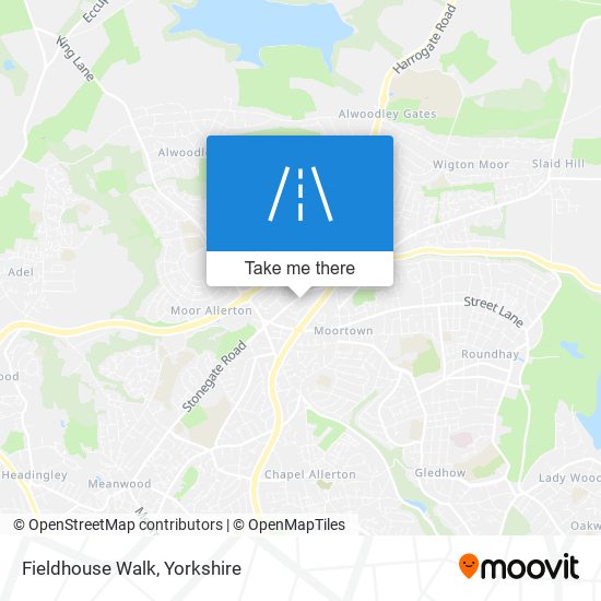 Fieldhouse Walk map