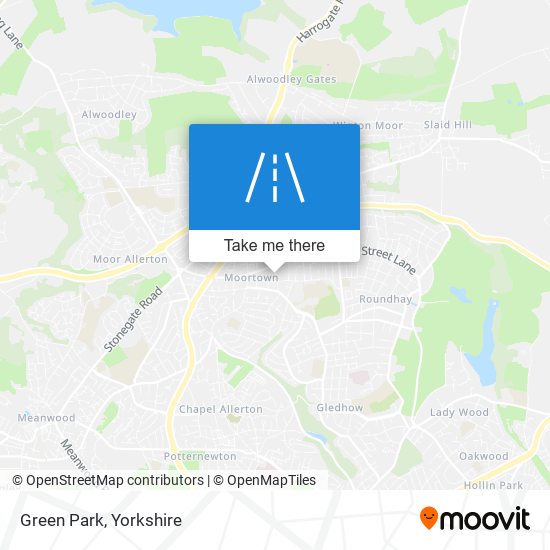 Green Park map