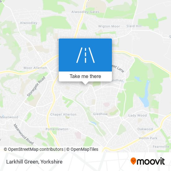 Larkhill Green map