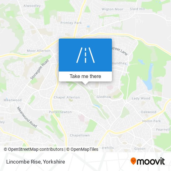 Lincombe Rise map