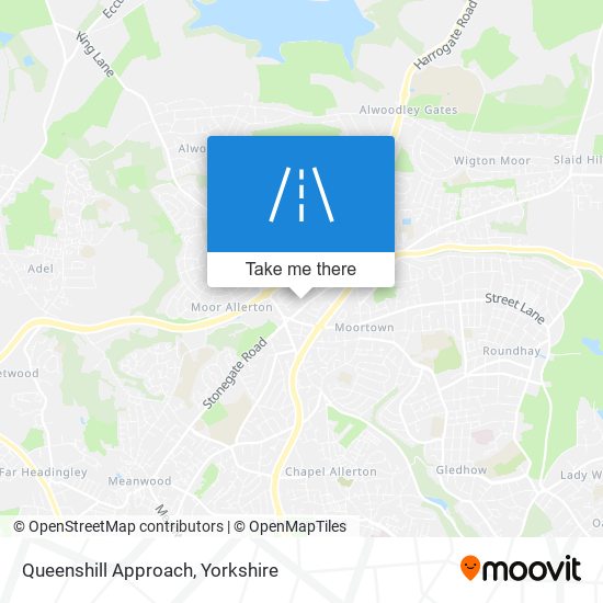 Queenshill Approach map