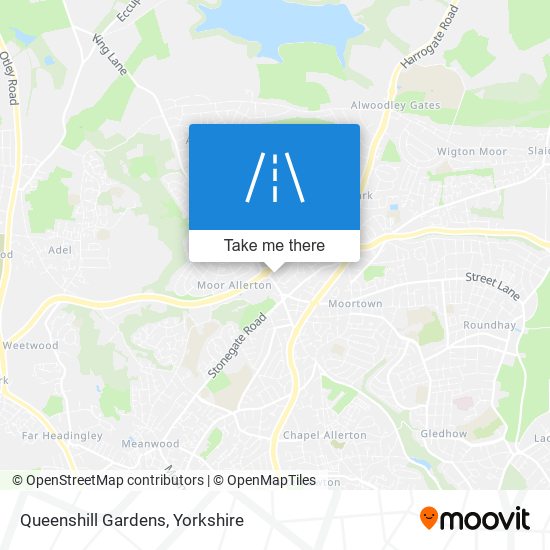 Queenshill Gardens map