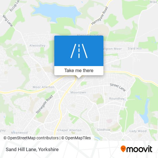 Sand Hill Lane map