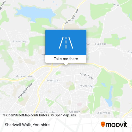 Shadwell Walk map
