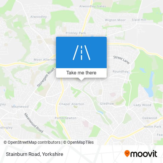 Stainburn Road map