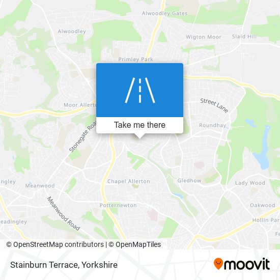 Stainburn Terrace map