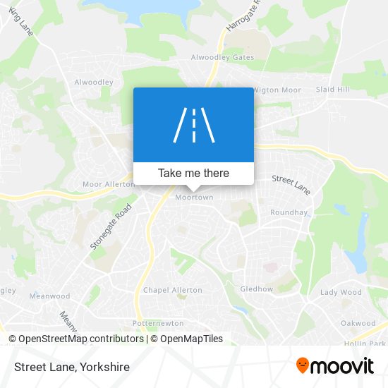 Street Lane map