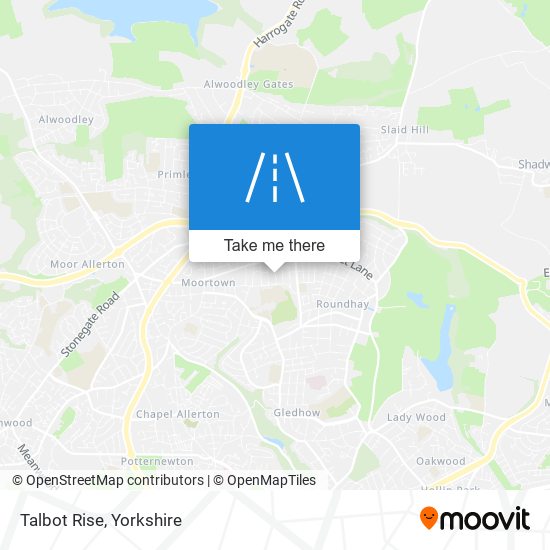 Talbot Rise map