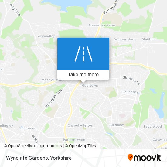 Wyncliffe Gardens map