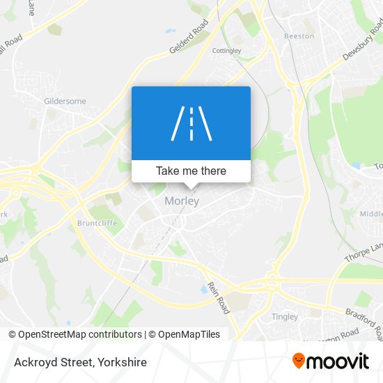 Ackroyd Street map